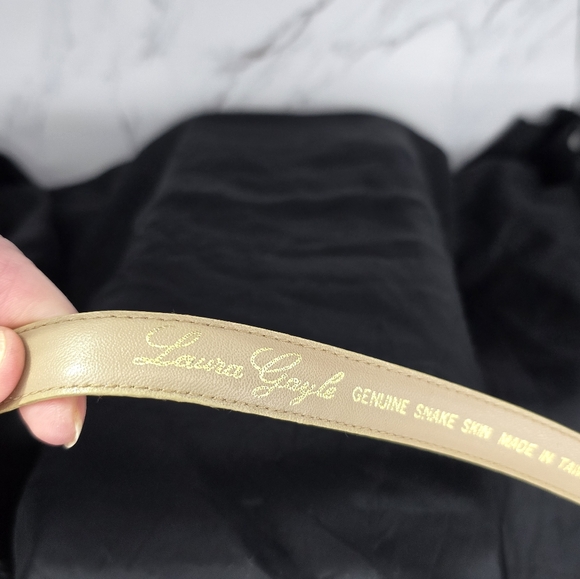 Laura Gayle Snakeakin Belt - Picture 4 of 6